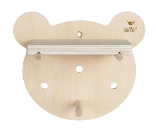 Umweltfreundliche Holzbär Stecktafel